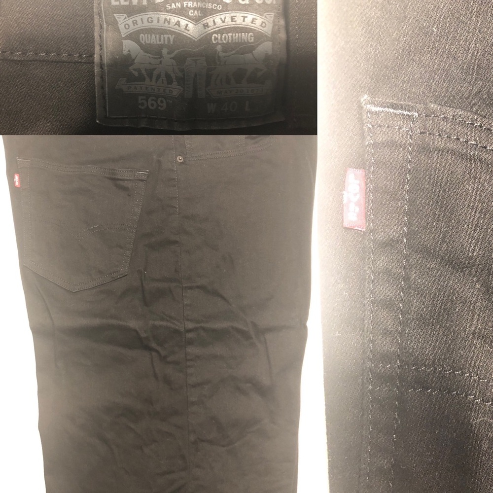 MENS LEVIS 569 LOOSE FIT DENIM SHORT SIZE W 40